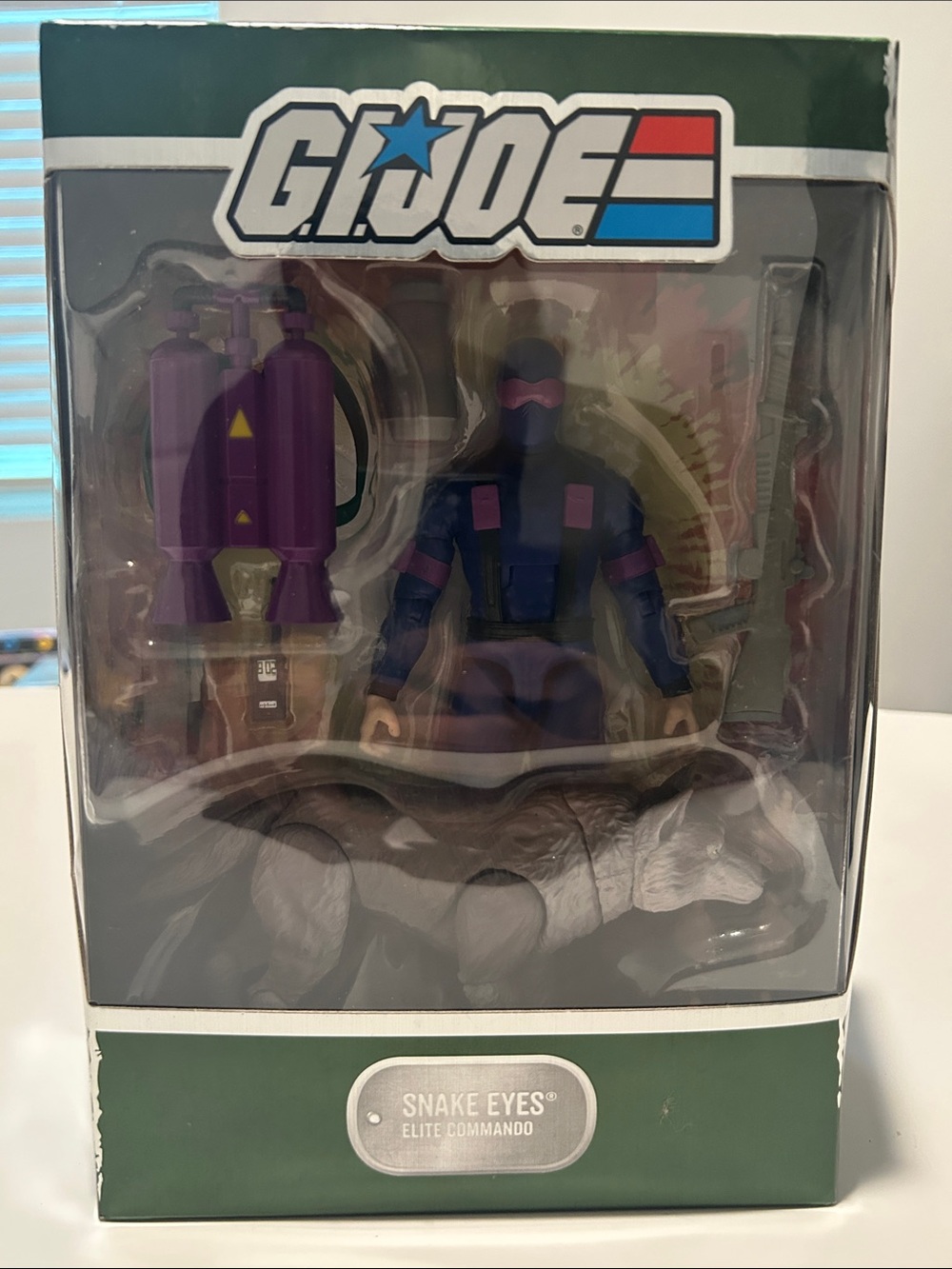 Hasbro G.I. Joe Snake Eyes Elite Commando Action Figure - Purple, Blue, Black